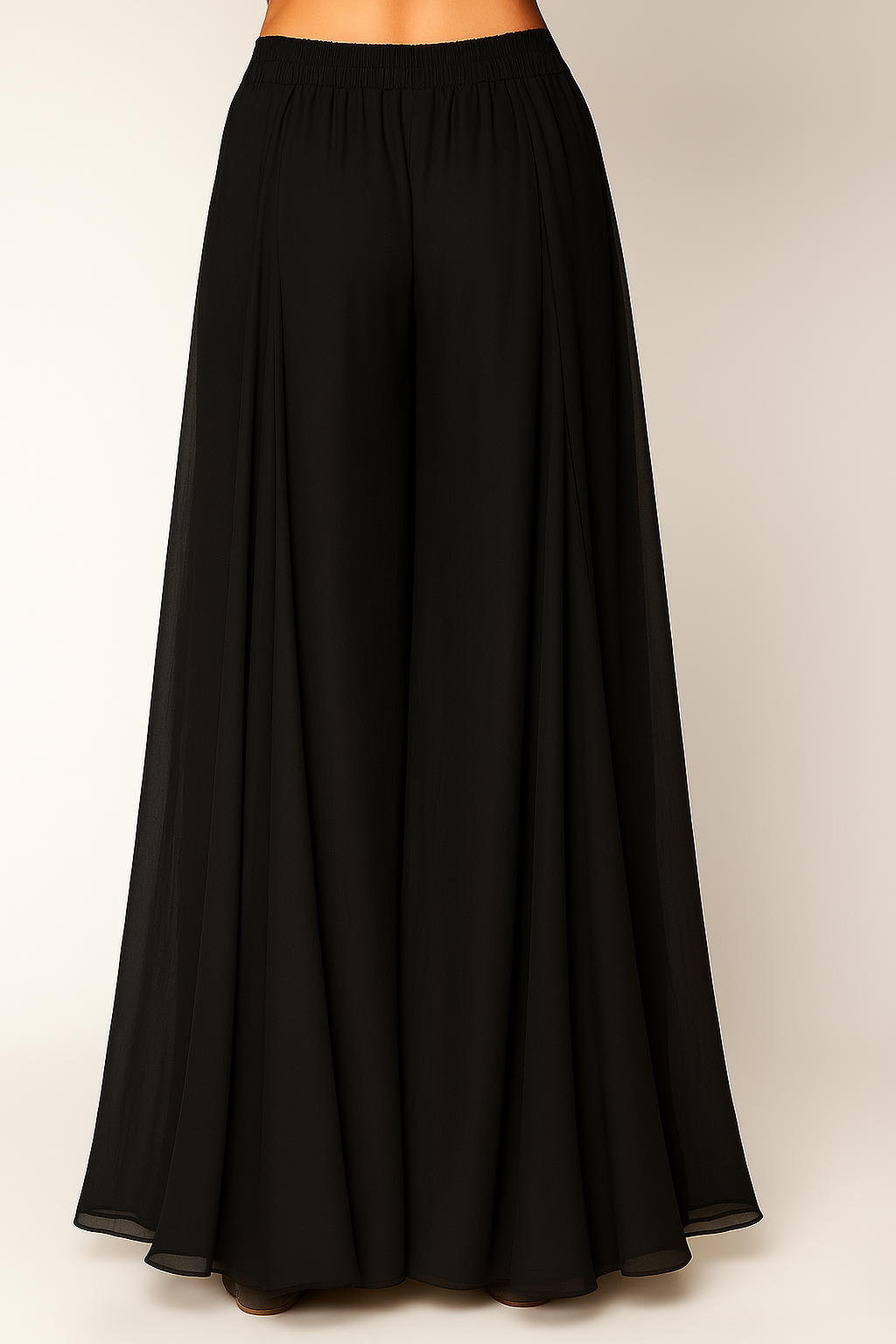 Sharara Pants with Belted Waist
